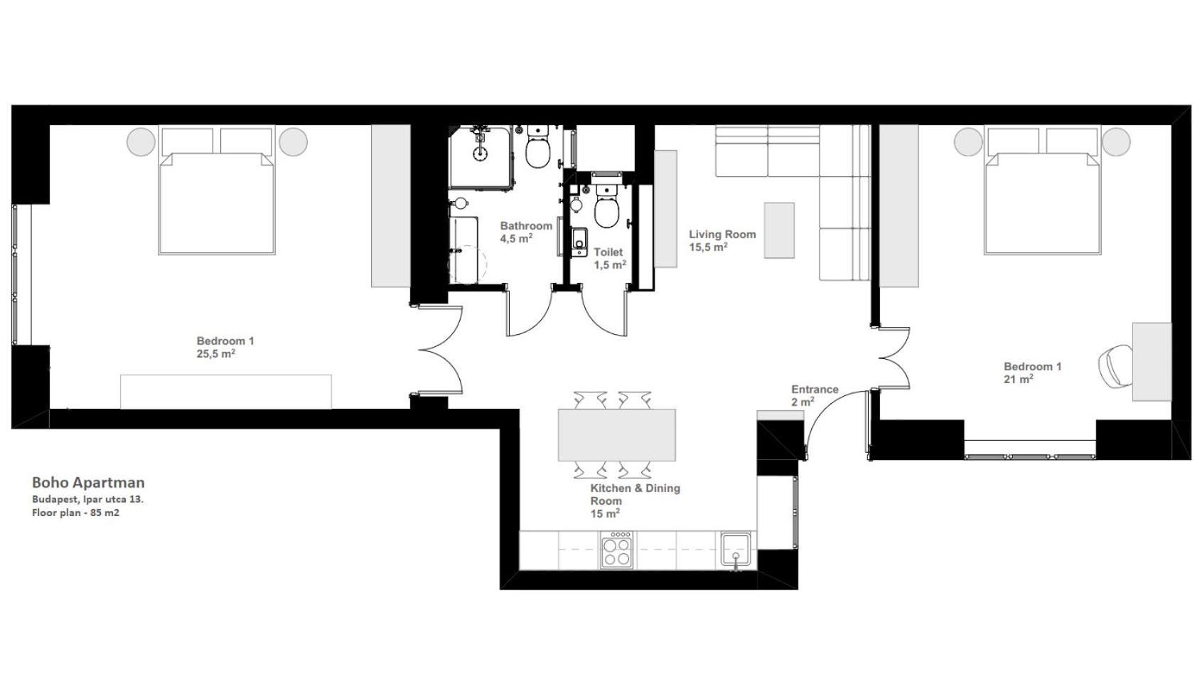 Boho Cosy Pest Apartment Βουδαπέστη Εξωτερικό φωτογραφία
